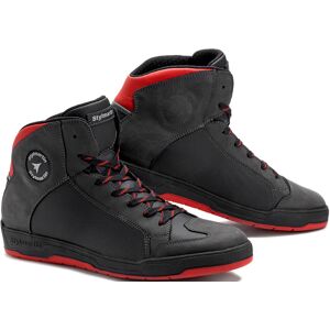 Stylmartin Double Zapatos de motocicleta impermeables - Negro Rojo (37)