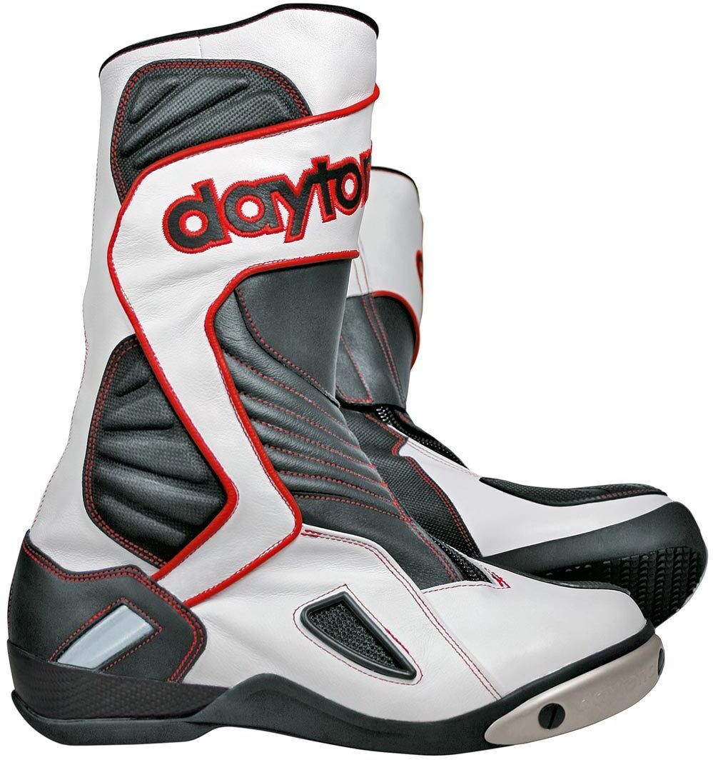 Daytona Evo Voltex Botas de moto - Negro Blanco Rojo (47)