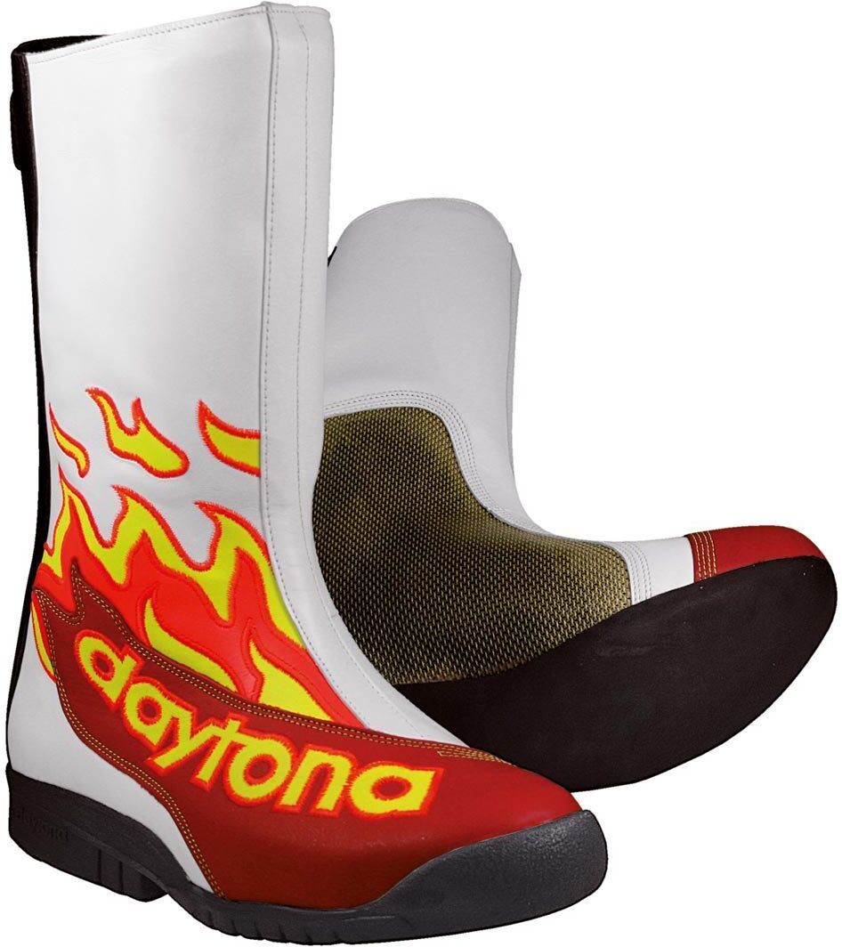 Daytona Speed Master GP II GP Botas de moto - Blanco Rojo (43)