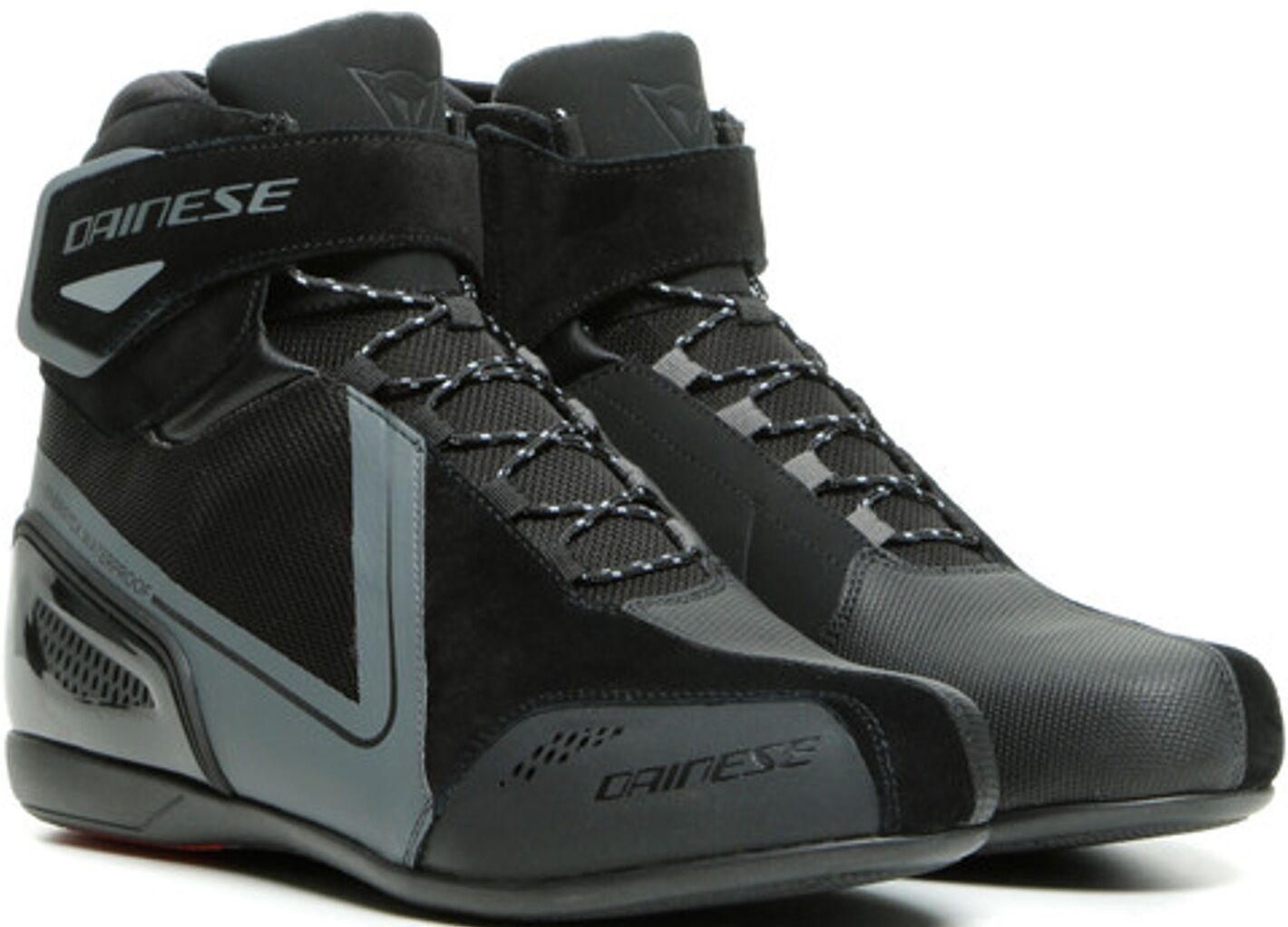 Dainese Energyca D-WP zapatos de motocicleta impermeables - Negro Gris (41)