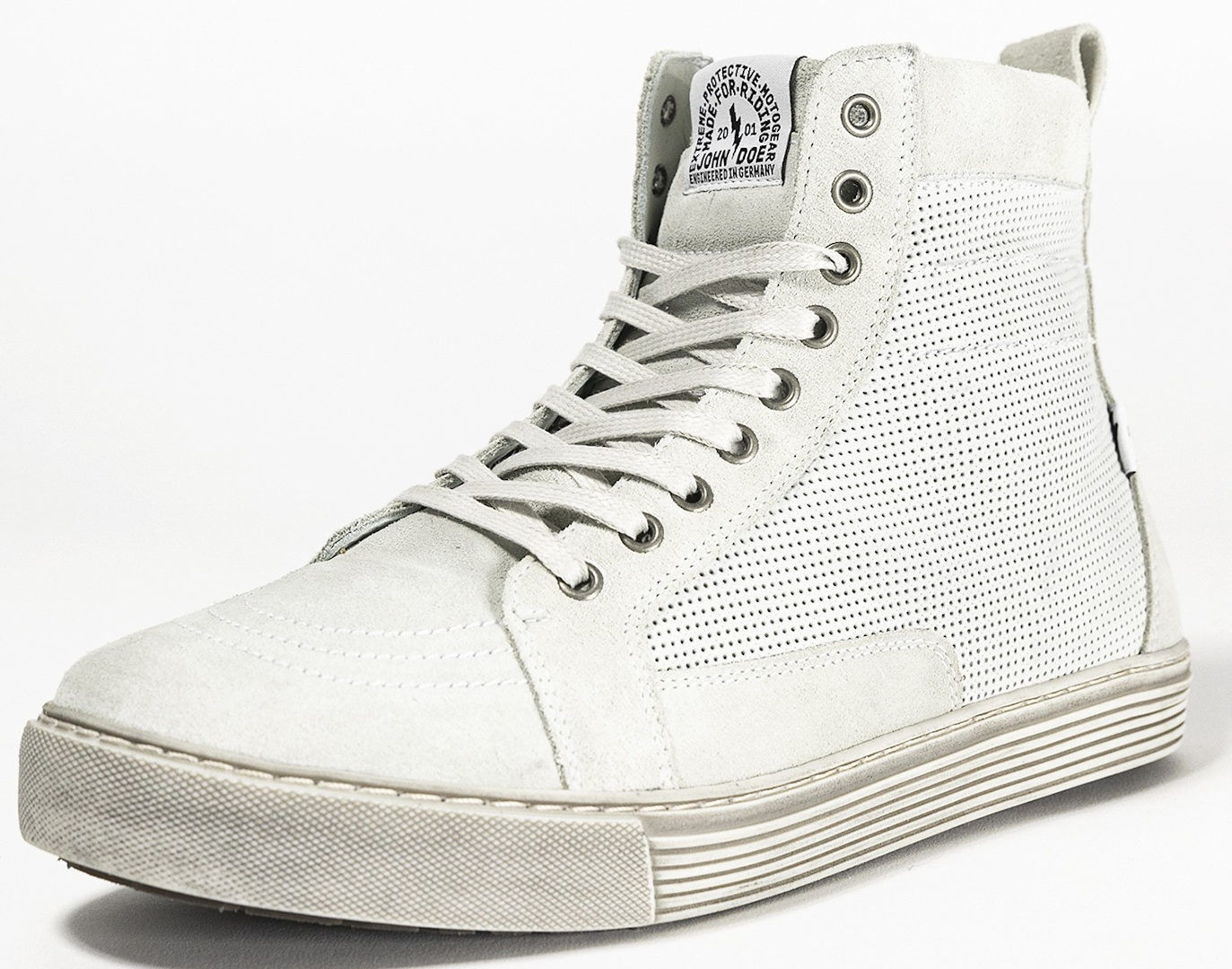 John Doe Neo White Zapatos de moto - Blanco (39)