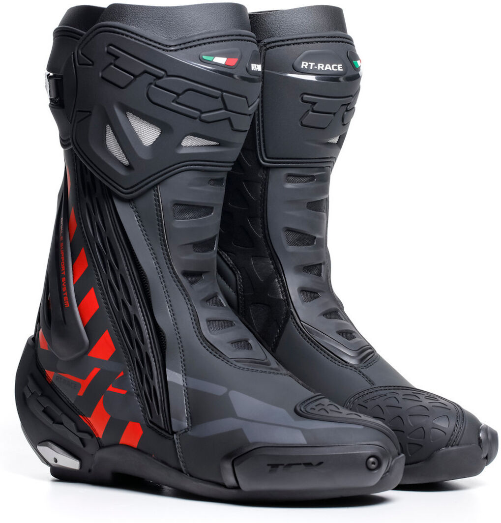 TCX RT-Race 2023 Bota de motocicleta - Negro Rojo (40)