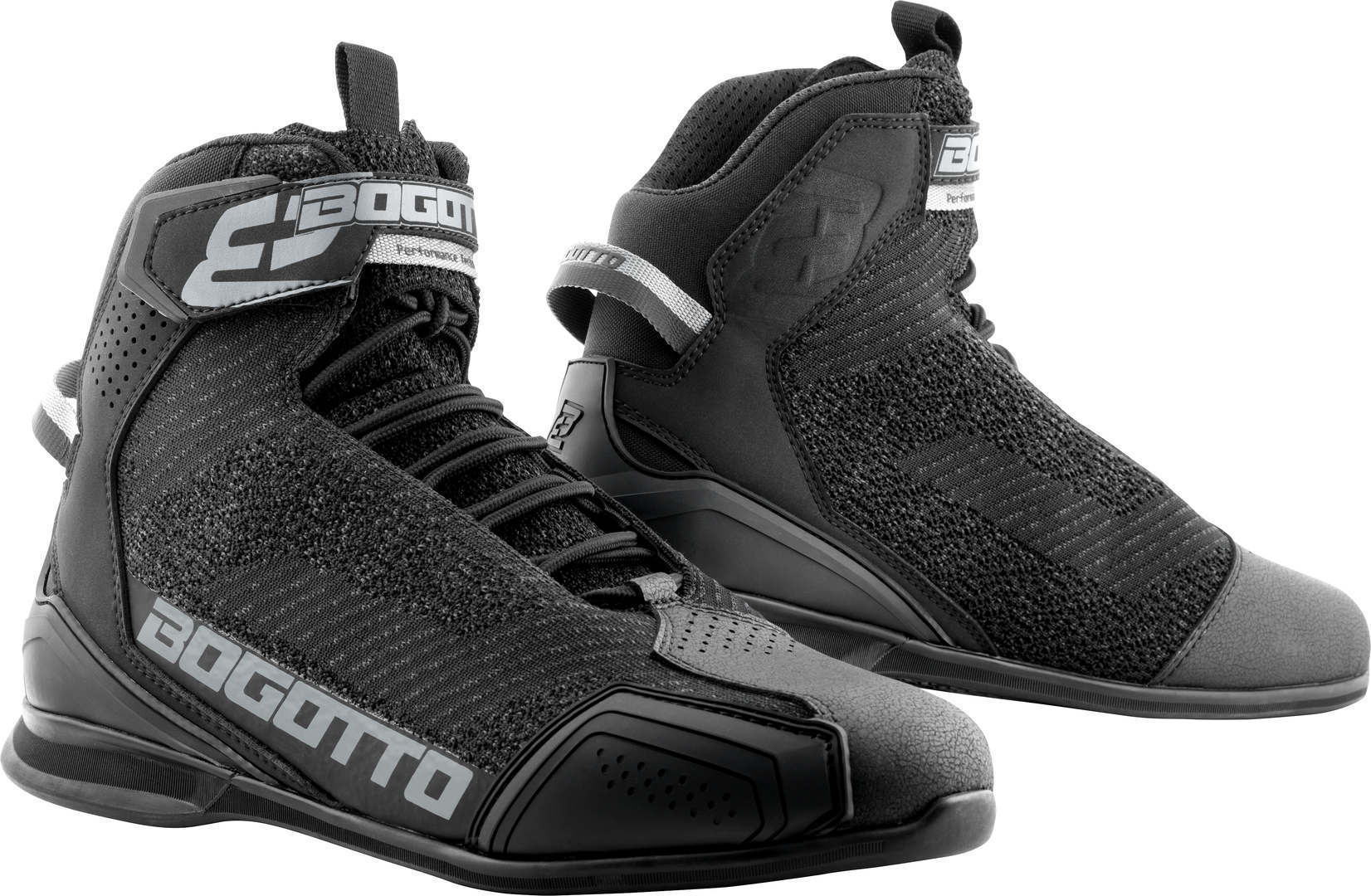 Bogotto Tokyo Zapatos de moto perforados - Negro (41)
