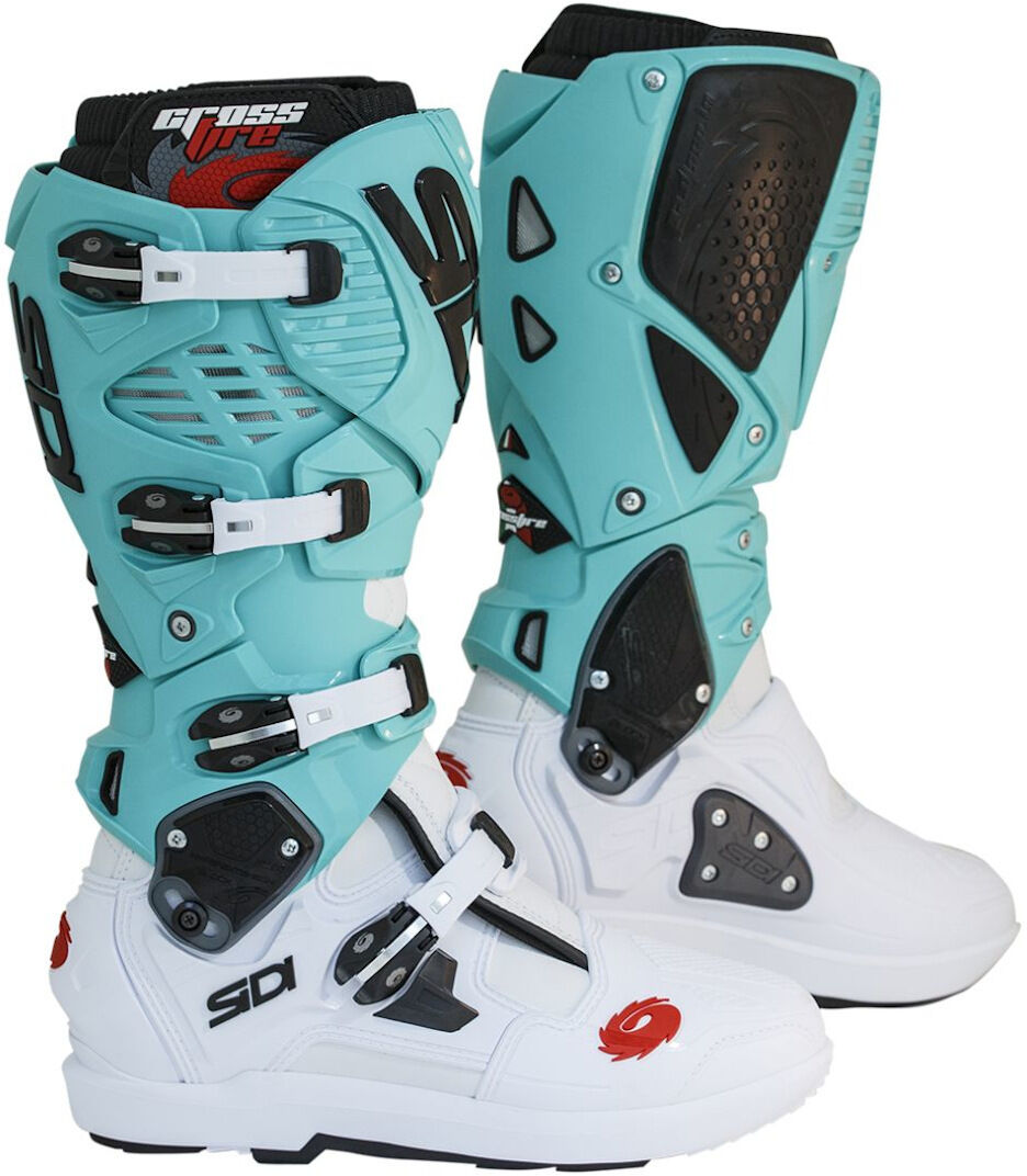 Sidi Crossfire 3 SRS Limited Edition 2024 Botas de motocross - Blanco Verde (41)