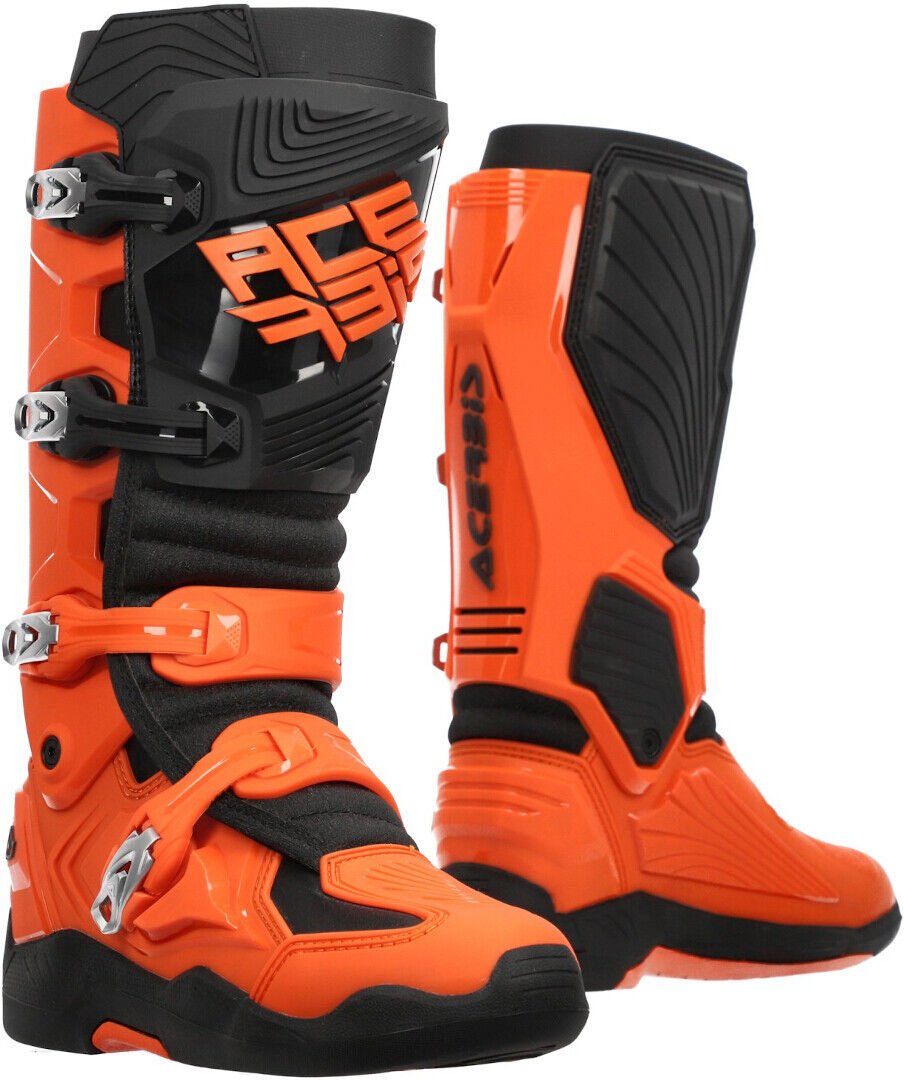 Acerbis Whoops Botas de motocross - Negro Naranja (46)