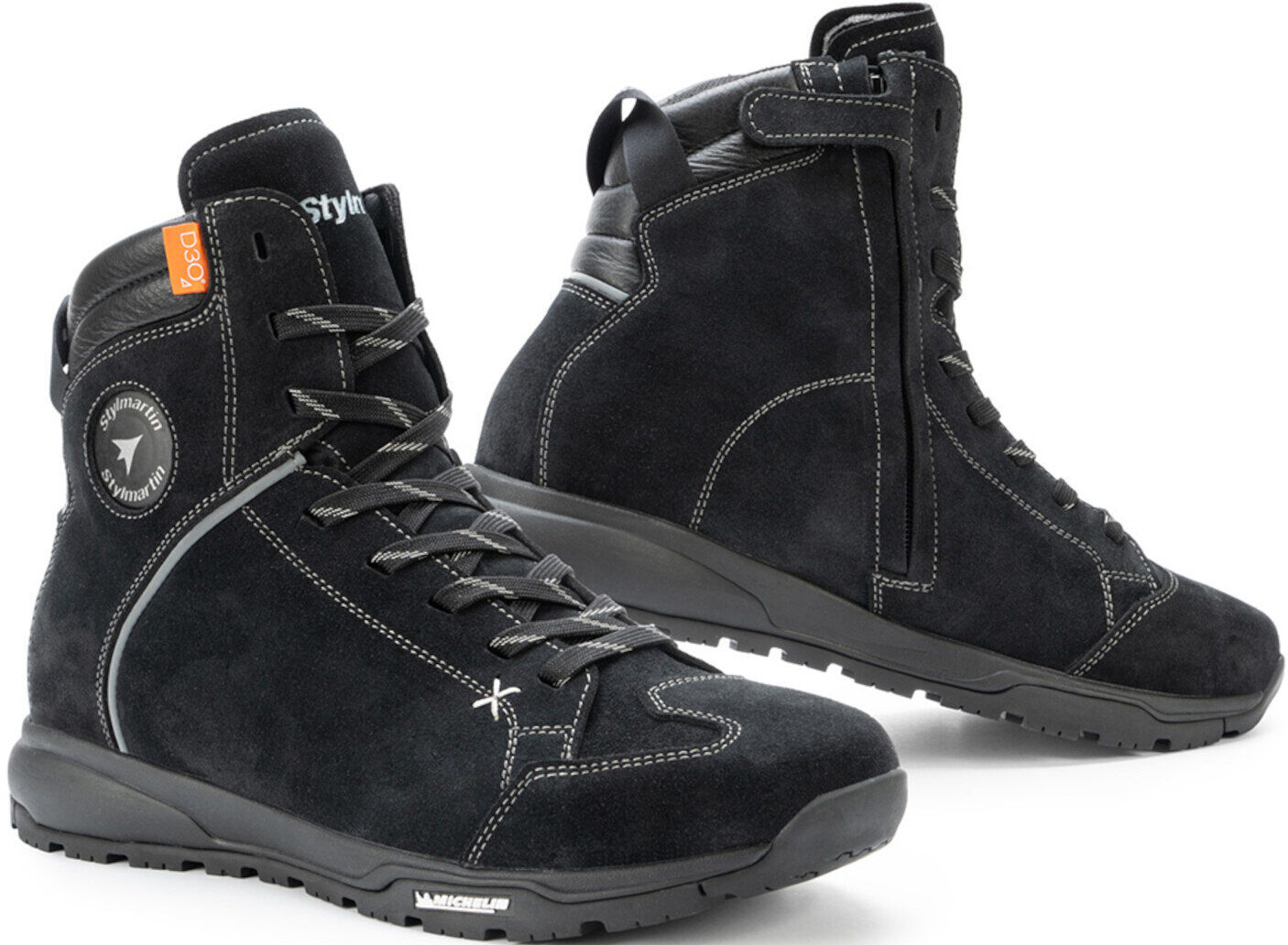 Stylmartin Zed Zapatos de moto impermeables - Negro (39)