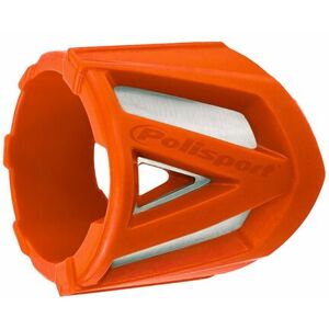 POLISPORT Protección de silenciador largo naranja -