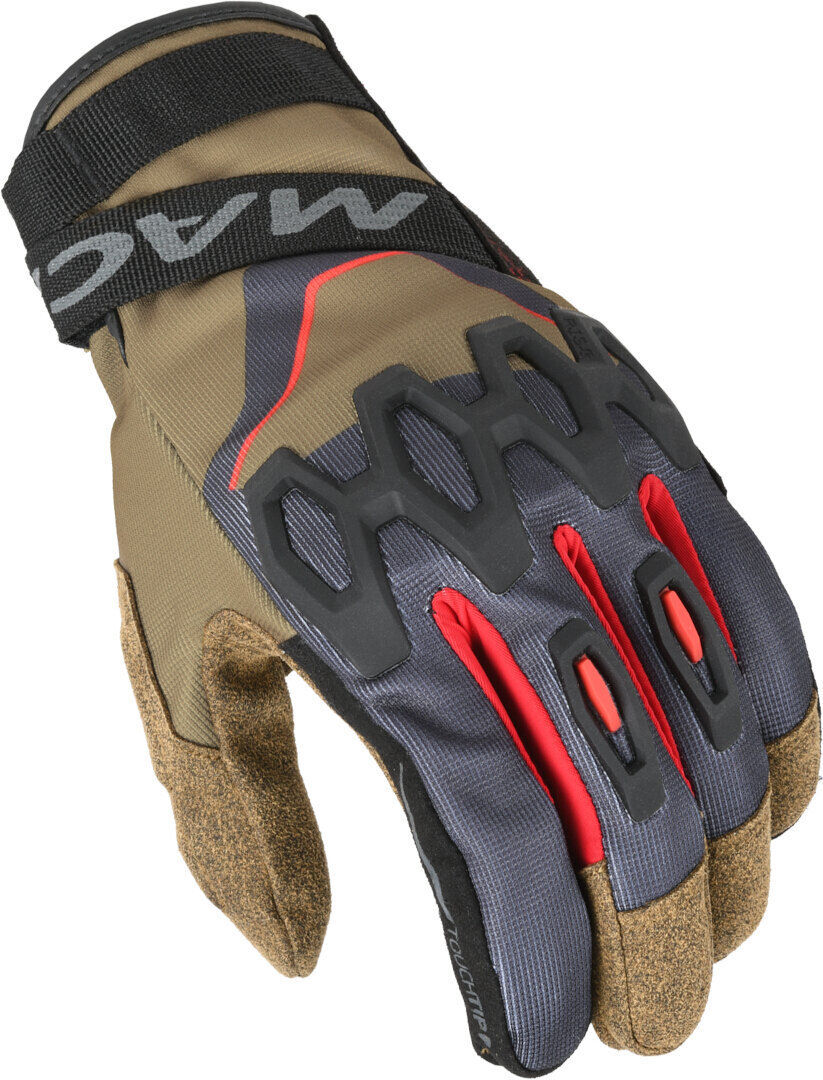 Macna Zairon Guantes de moto - Negro Marrón (L)