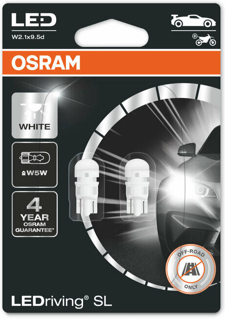 OSRAM Bombilla Retrofit LEDriving W5W 12V 0.8W -