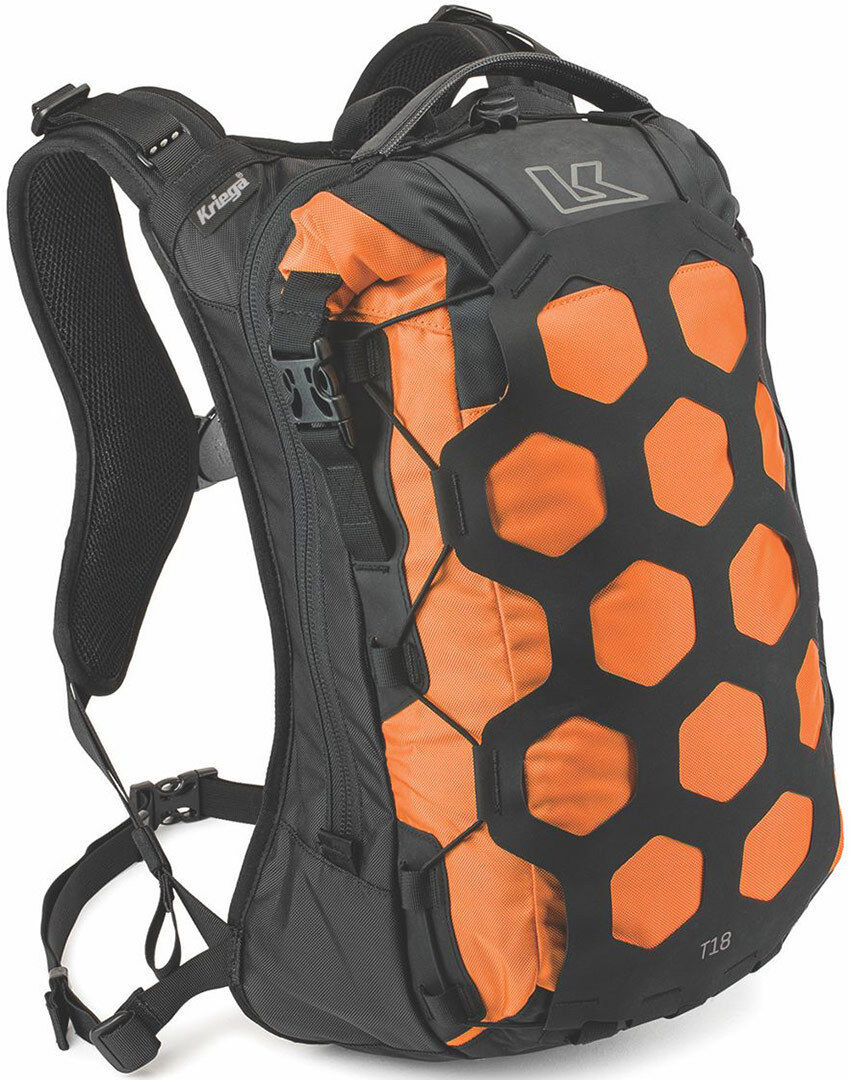 Kriega Trail 18 Mochila de motocicleta - Naranja (un tamaño)