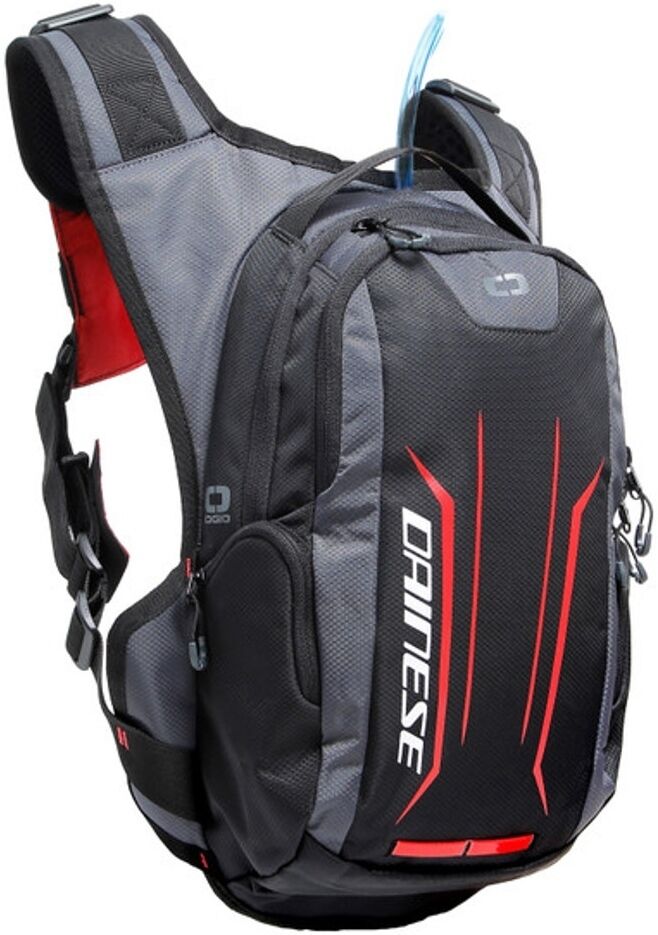 Dainese Alligator Mochila de hidratación - Negro Rojo (un tamaño)