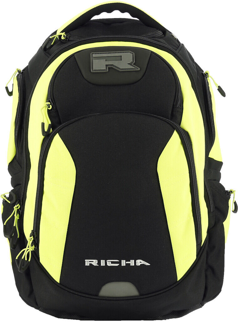 Richa Krypton Mochila de moto - Negro Amarillo (un tamaño)