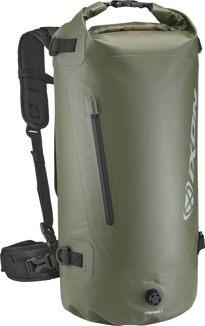 Ixon A-River 35 Mochila impermeable para moto - Verde (31-40l)