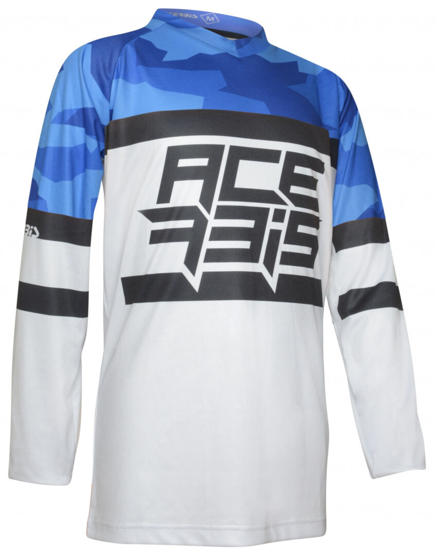 Acerbis Skyhigh Jersey de Motocross para niños - Gris Azul