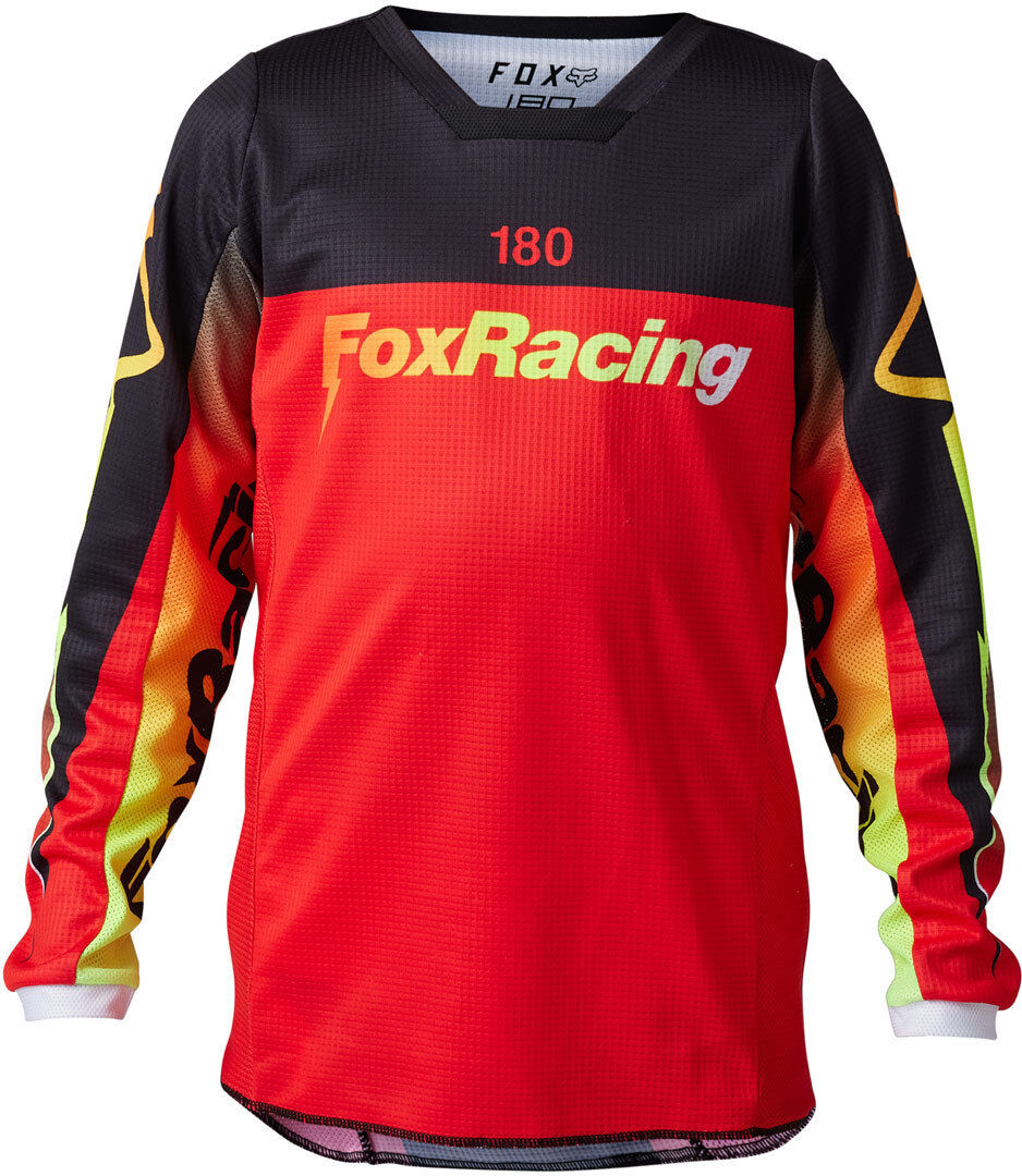 Fox 180 Statk Maillot Juvenil de Motocross - Rojo