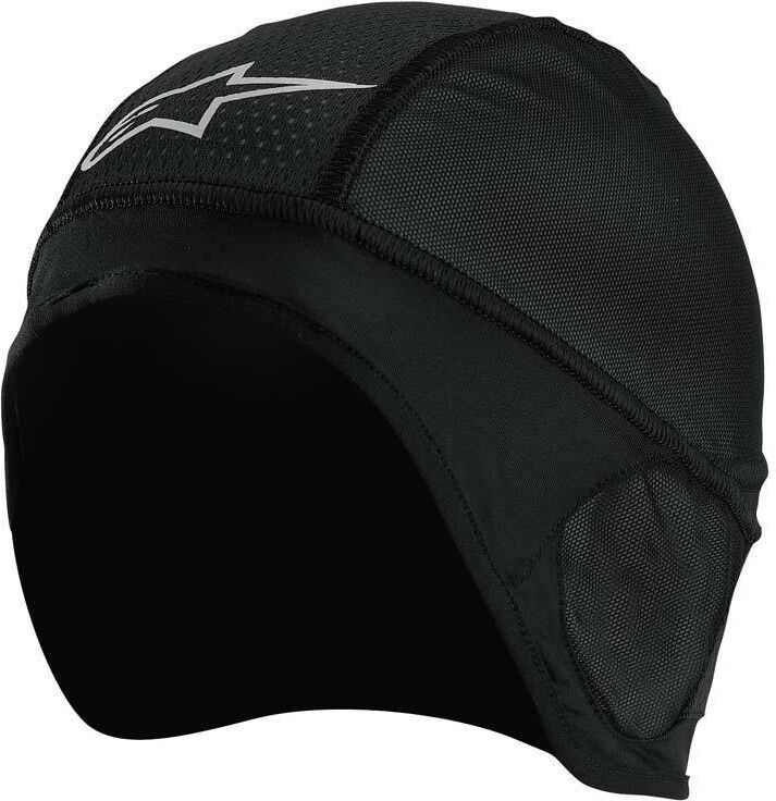 Alpinestars Beanie Gorro de cráneo - Negro (un tamaño)