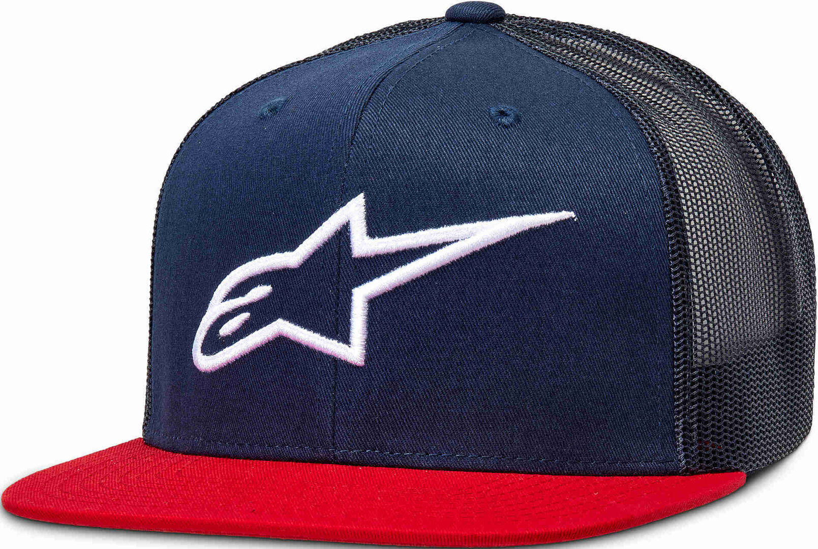 Alpinestars Corp Trucker Cap - Rojo Azul (un tamaño)