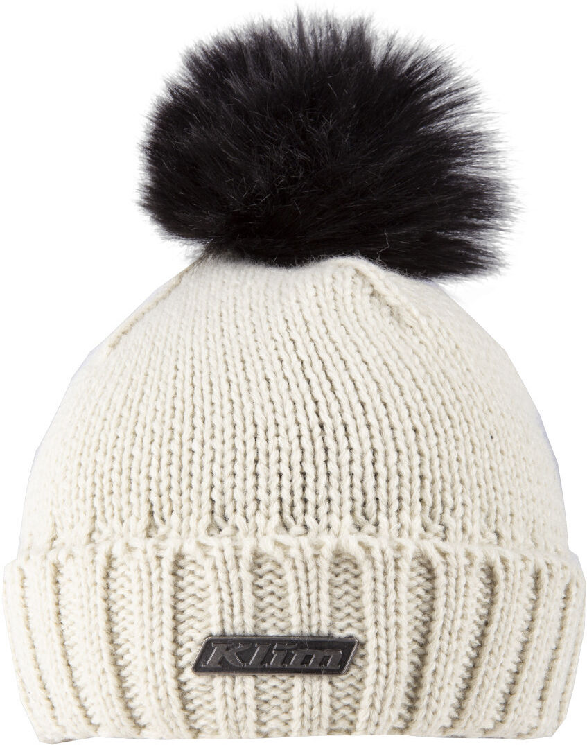 Klim Pom Ladies Beanie - Negro Blanco (un tamaño)