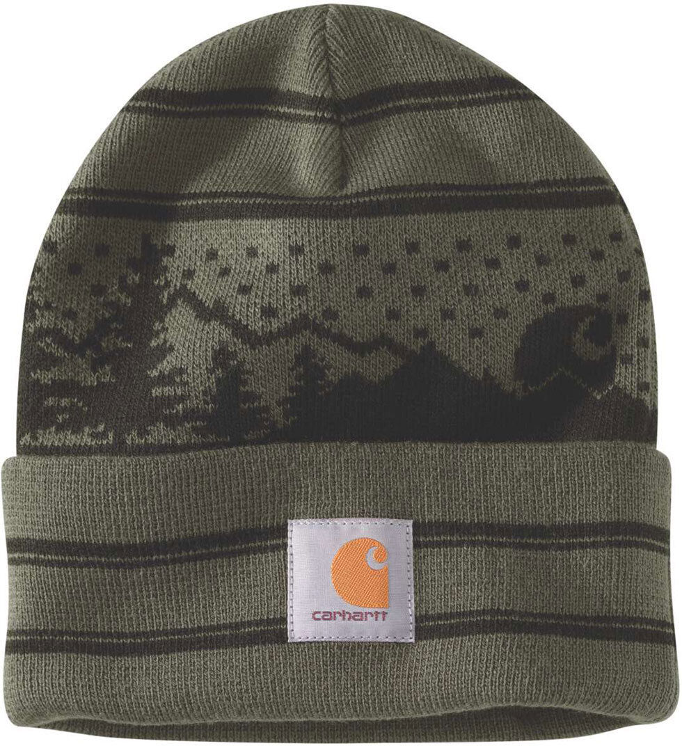 Carhartt Knit Holiday Beanie - Verde (un tamaño)