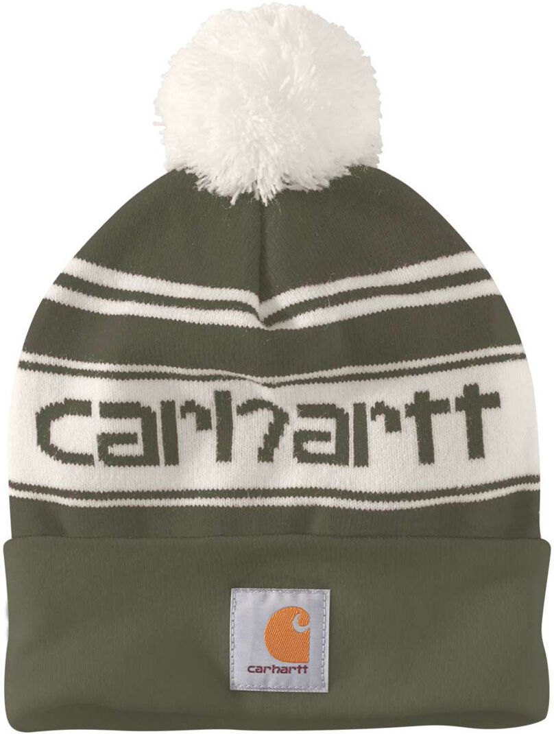 Carhartt Knit Cuffed Logo Beanie - Verde (un tamaño)