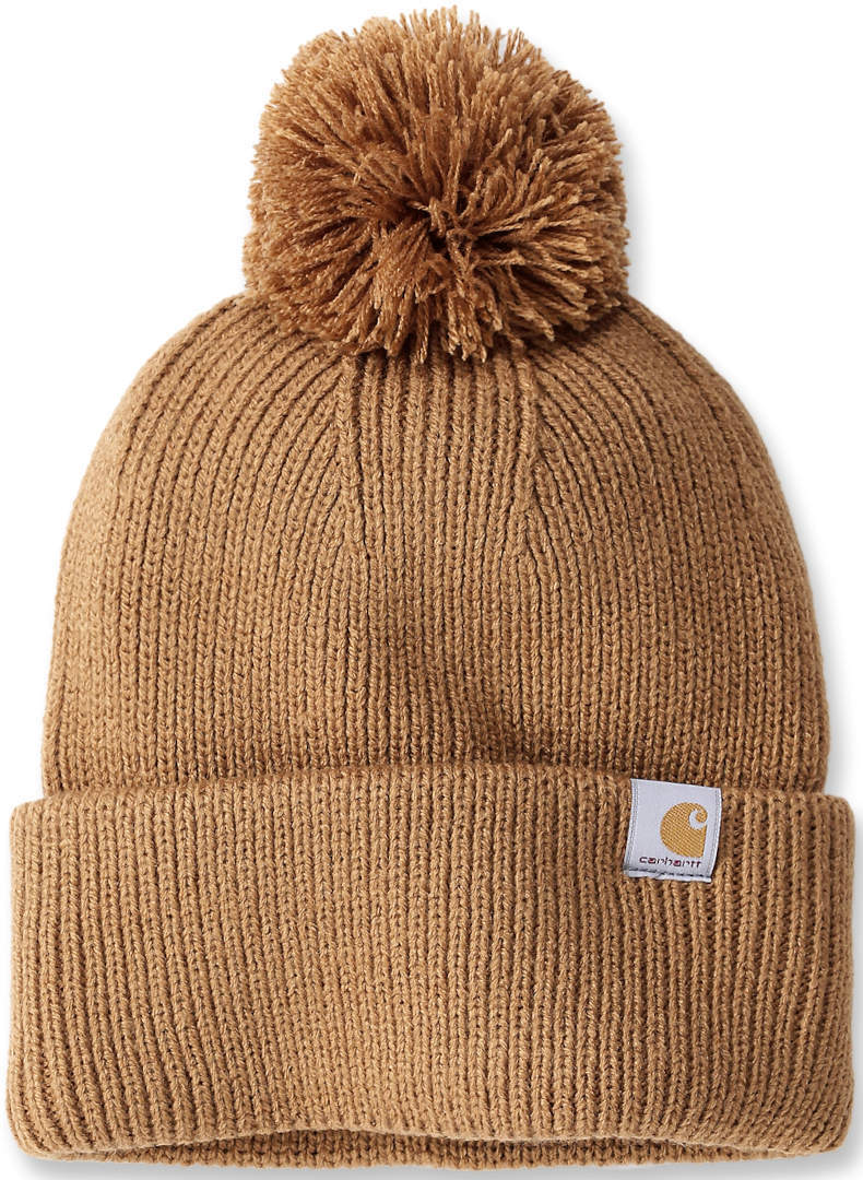 Carhartt Knit Pom-Pom Cuffed Beanie - Marrón (un tamaño)