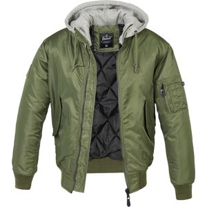 Brandit MA1 Sweat Chaqueta con capucha - Verde