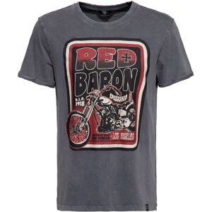 King Kerosin Red Baron Camiseta - Gris (S)