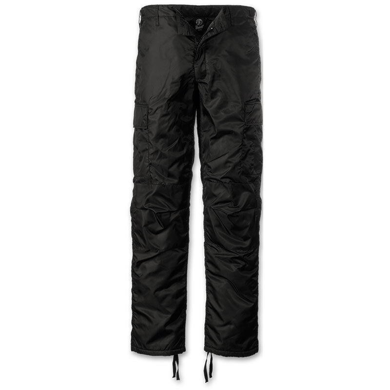 Brandit Thermo Pantalones - Negro (XL)
