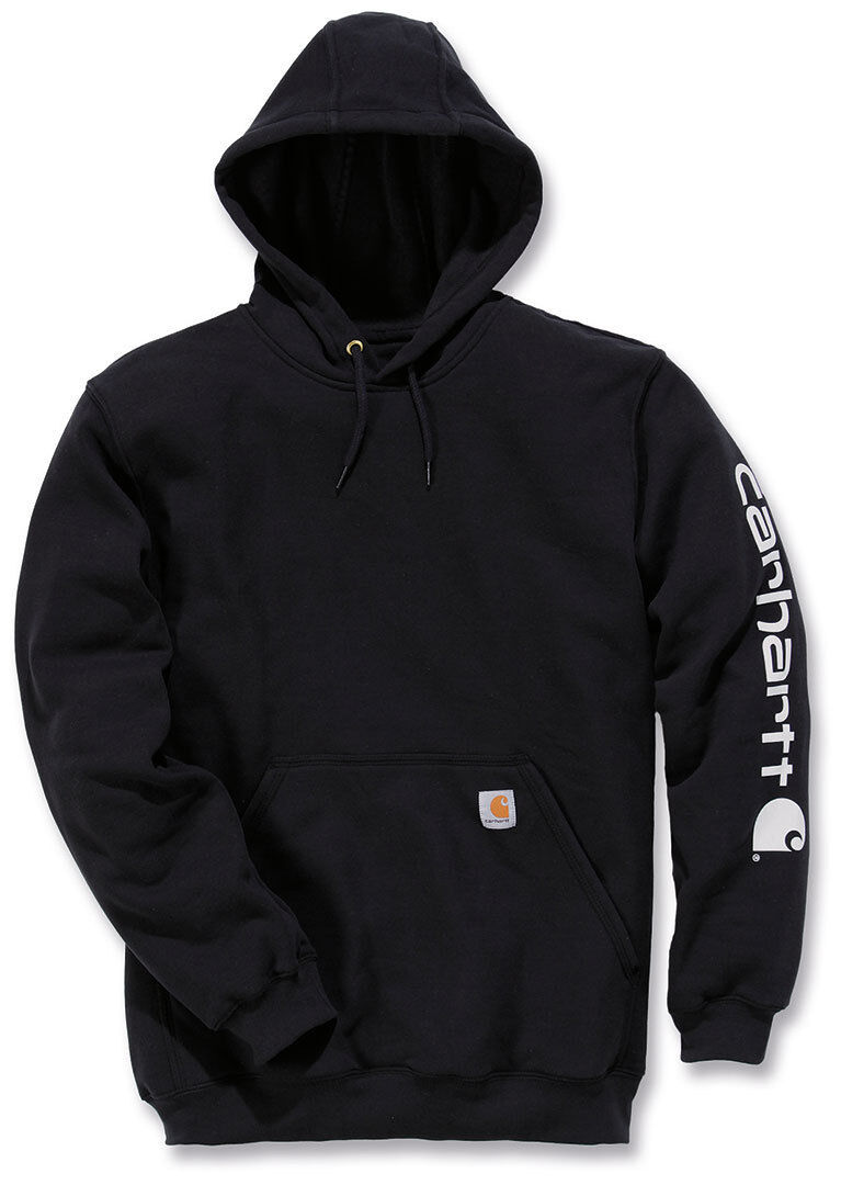 Carhartt Midweight Sleeve Logo Sudadera con capucha - Negro (XS)