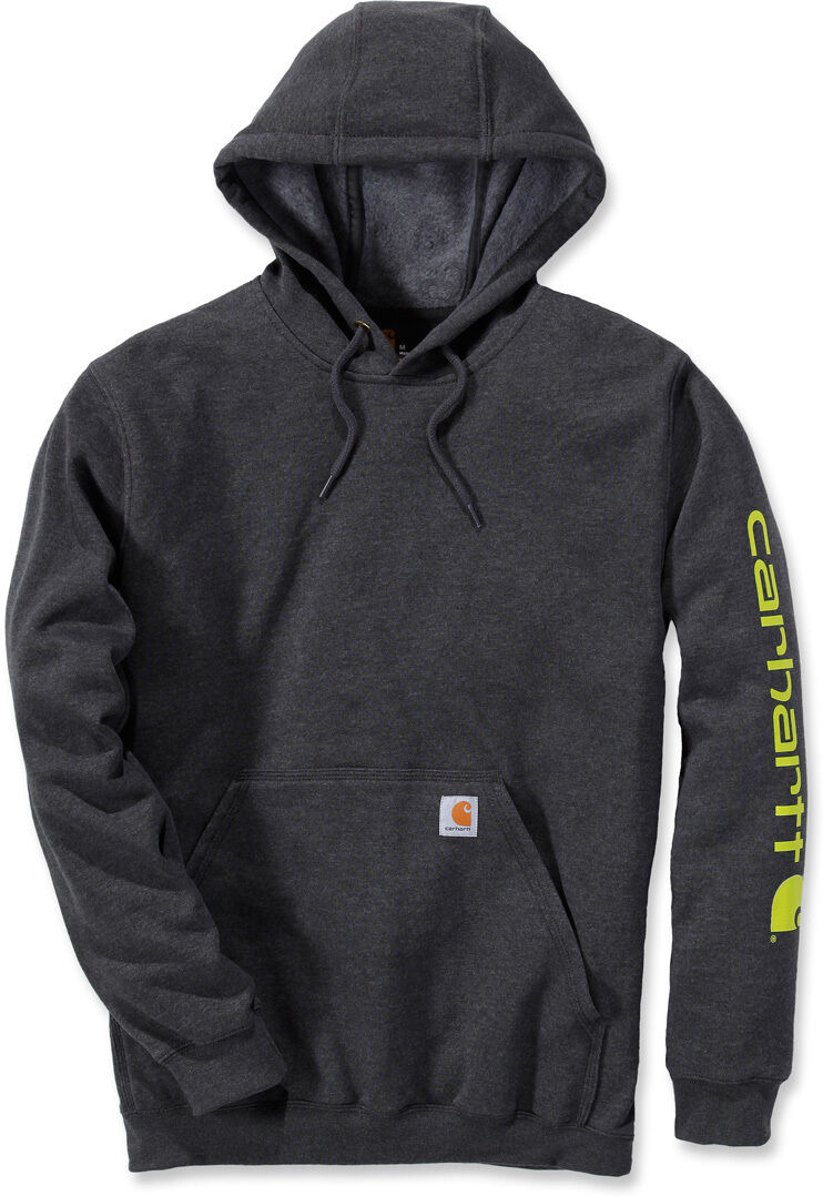 Carhartt Midweight Sleeve Logo Sudadera con capucha - Gris