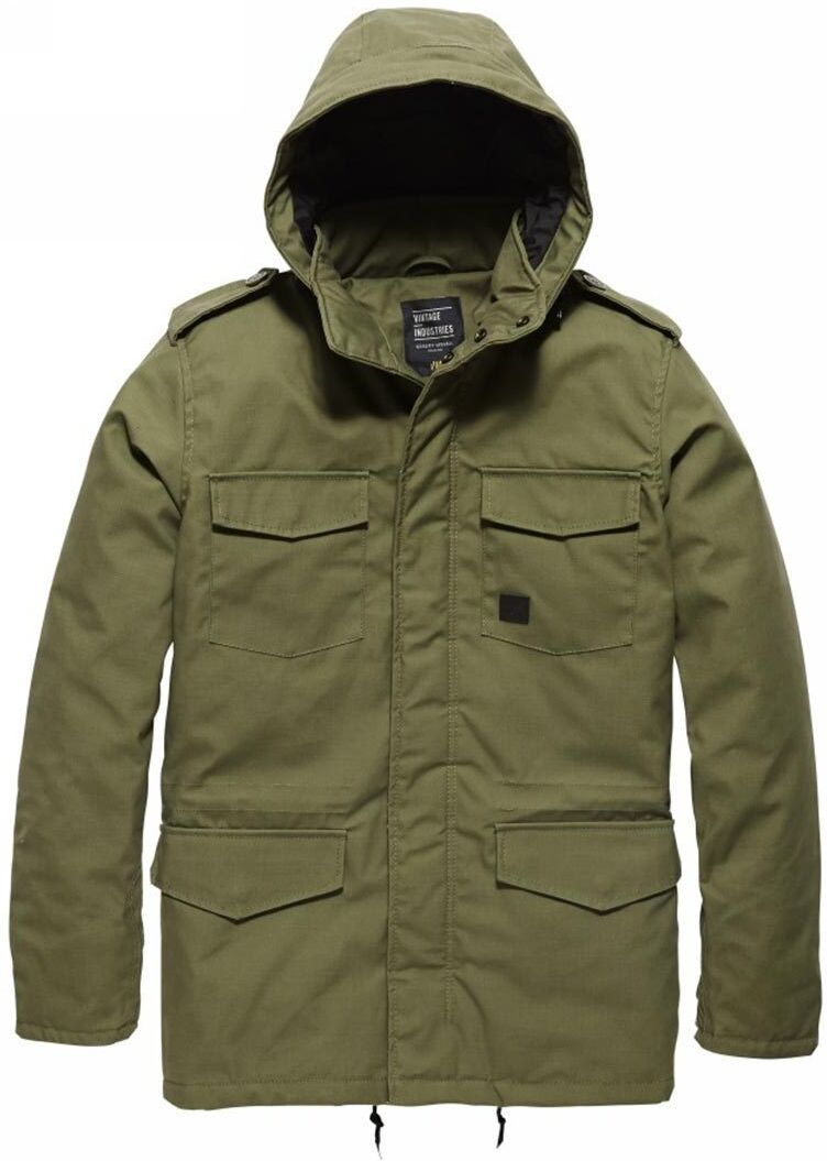 Vintage Industries Darren Parka Chaqueta - Verde (3XL)