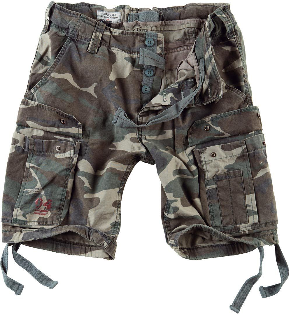 Surplus Airborne Vintage Pantalones cortos - Verde (XL)