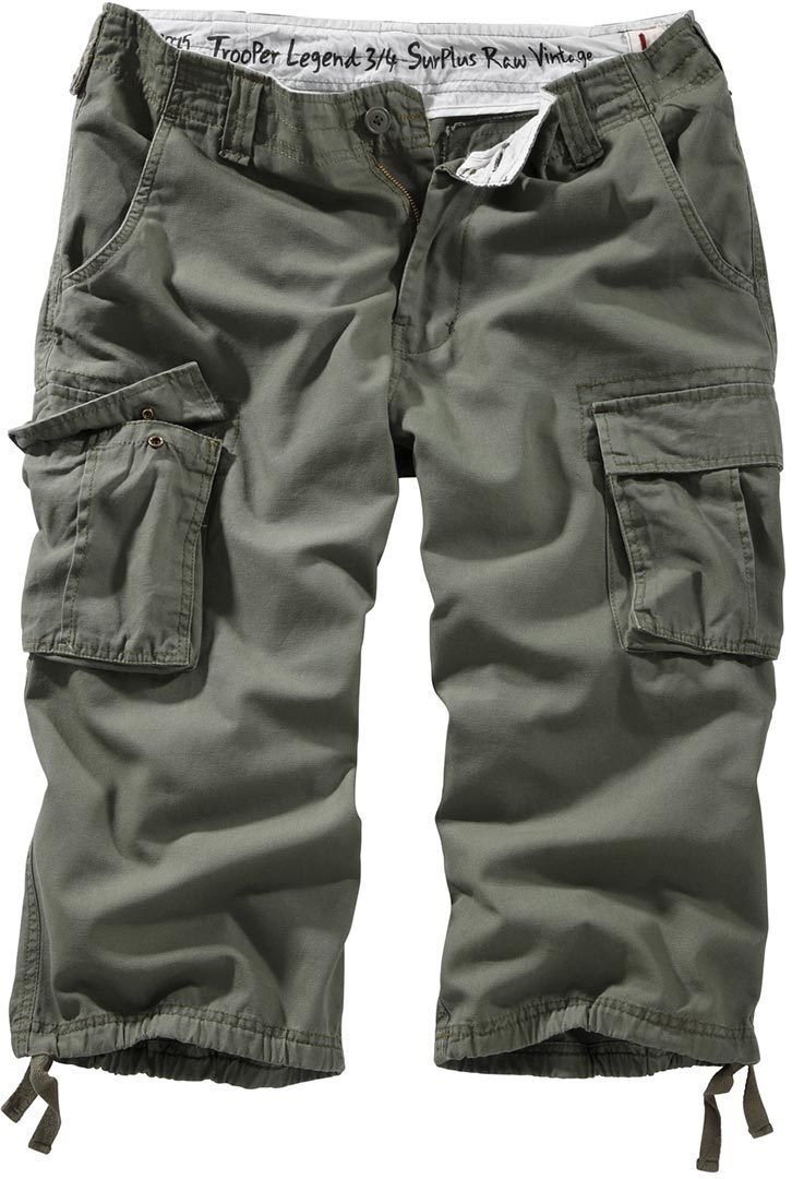 Surplus Trooper Legend 3/4 shorts - Verde (3XL)