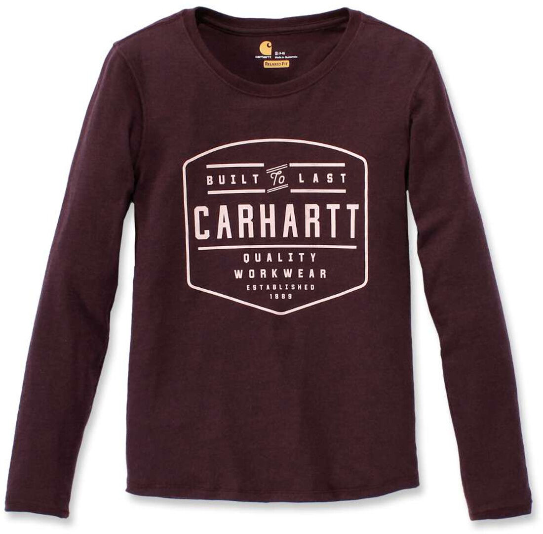 Carhartt Lockhart Camisa de manga larga para damas - Rojo (S)