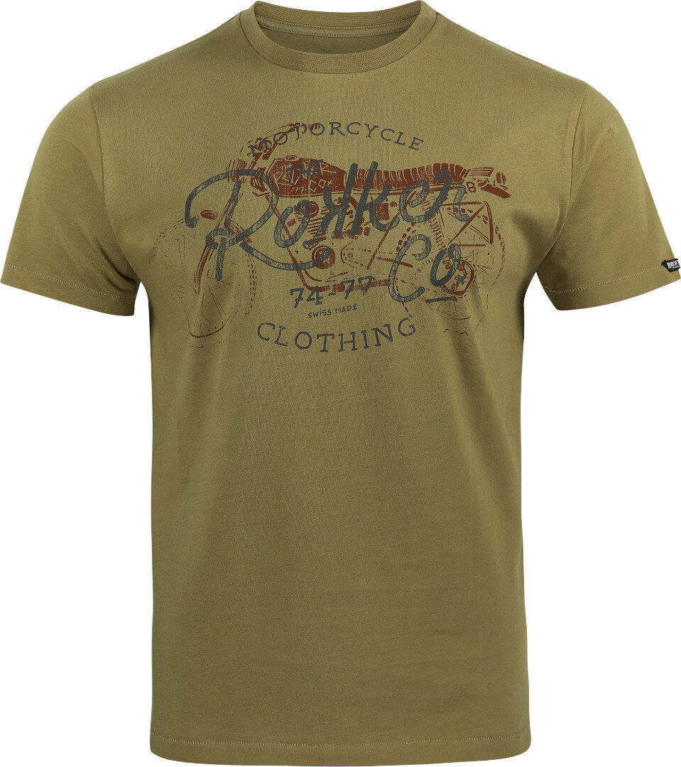 Rokker Heritage Camiseta - Marrón (S)