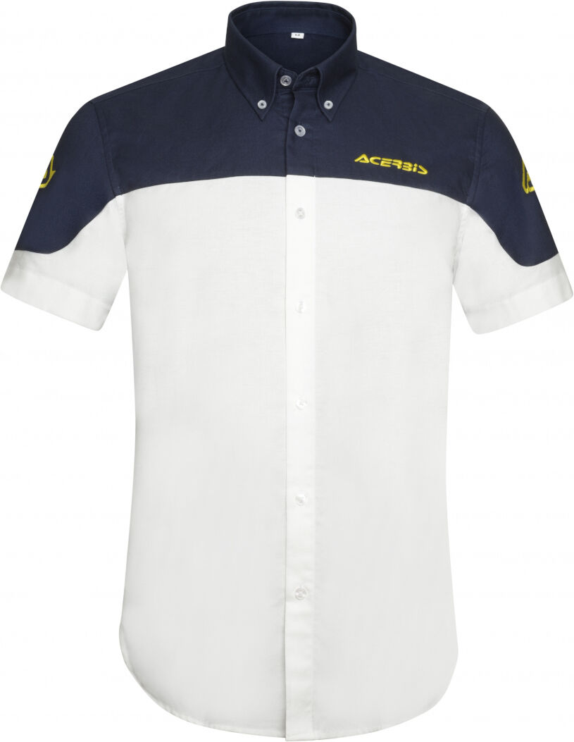 Acerbis Team Camisa - Blanco Azul (M)