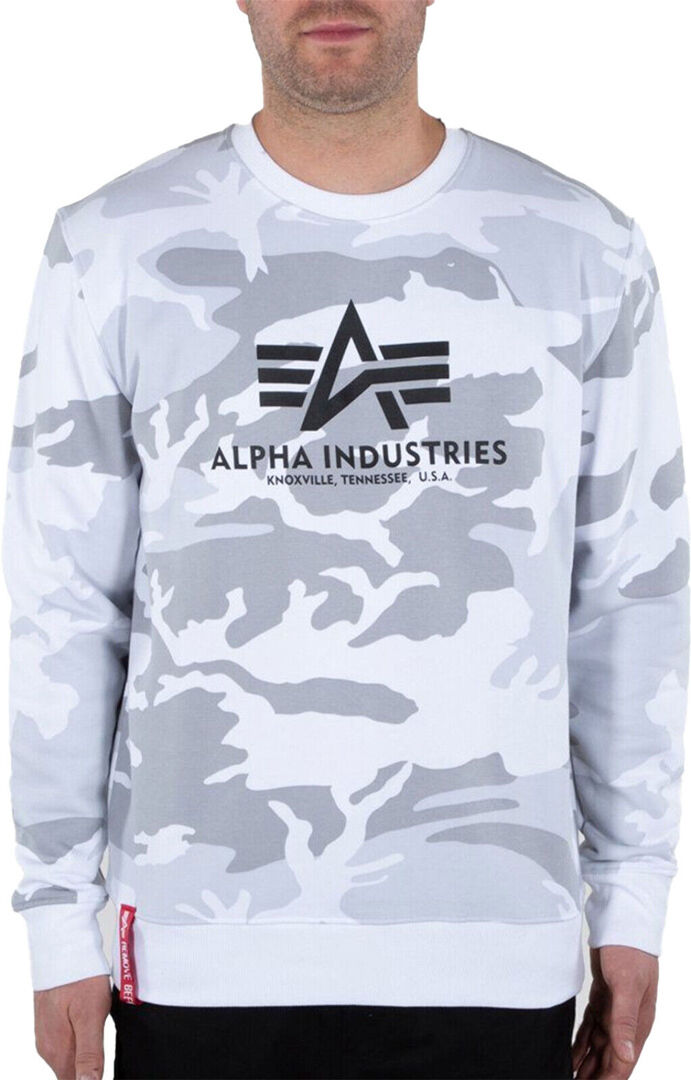 Alpha Basic Camo Sudadera - Blanco Multicolor