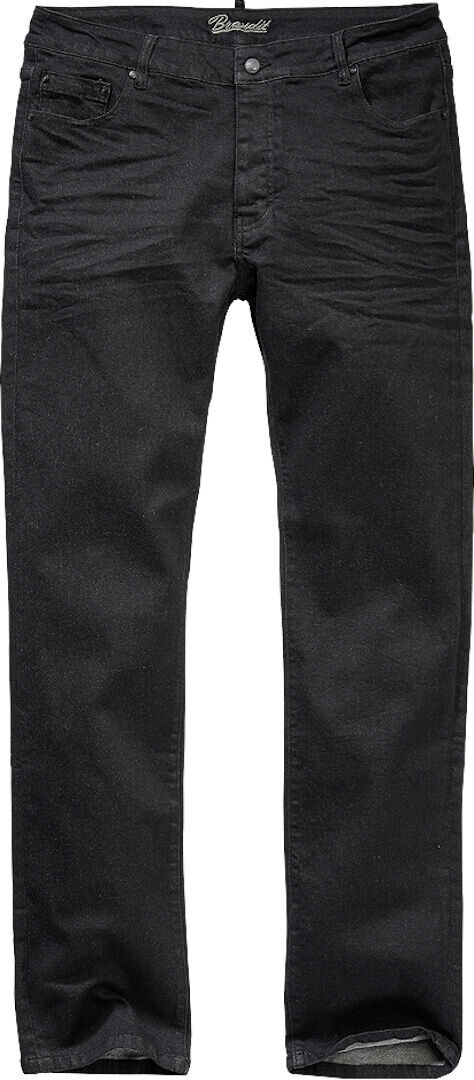 Brandit Mason Denim Unwashed Pantalones - Negro (33)