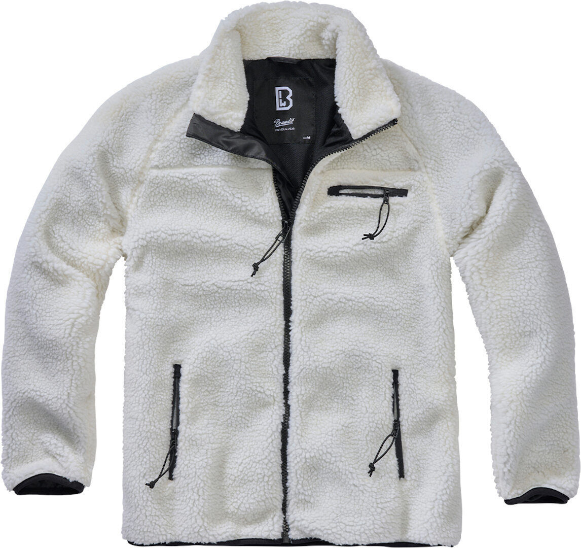 Brandit Teddyfleece Chaqueta - Blanco (3XL)