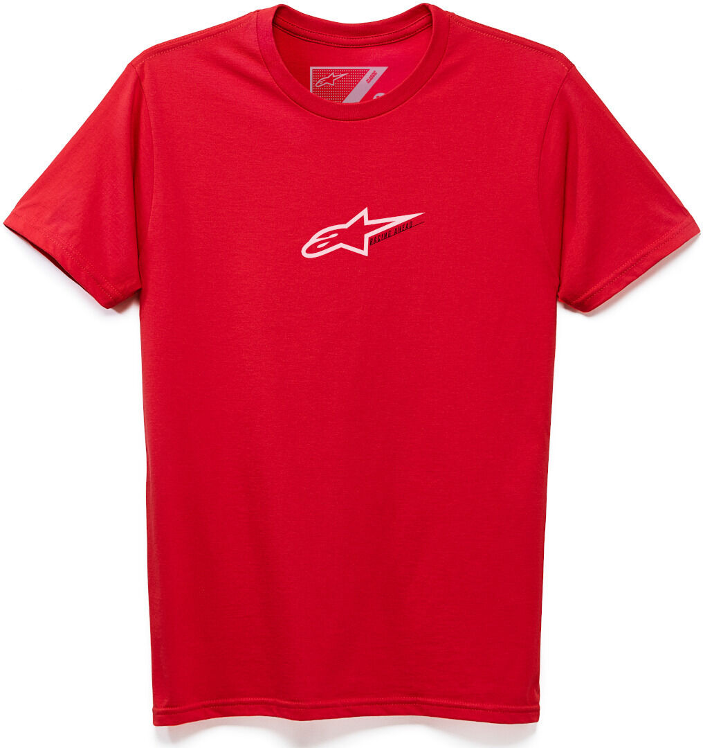 Alpinestars Race Mod Camiseta - Blanco Rojo (S)