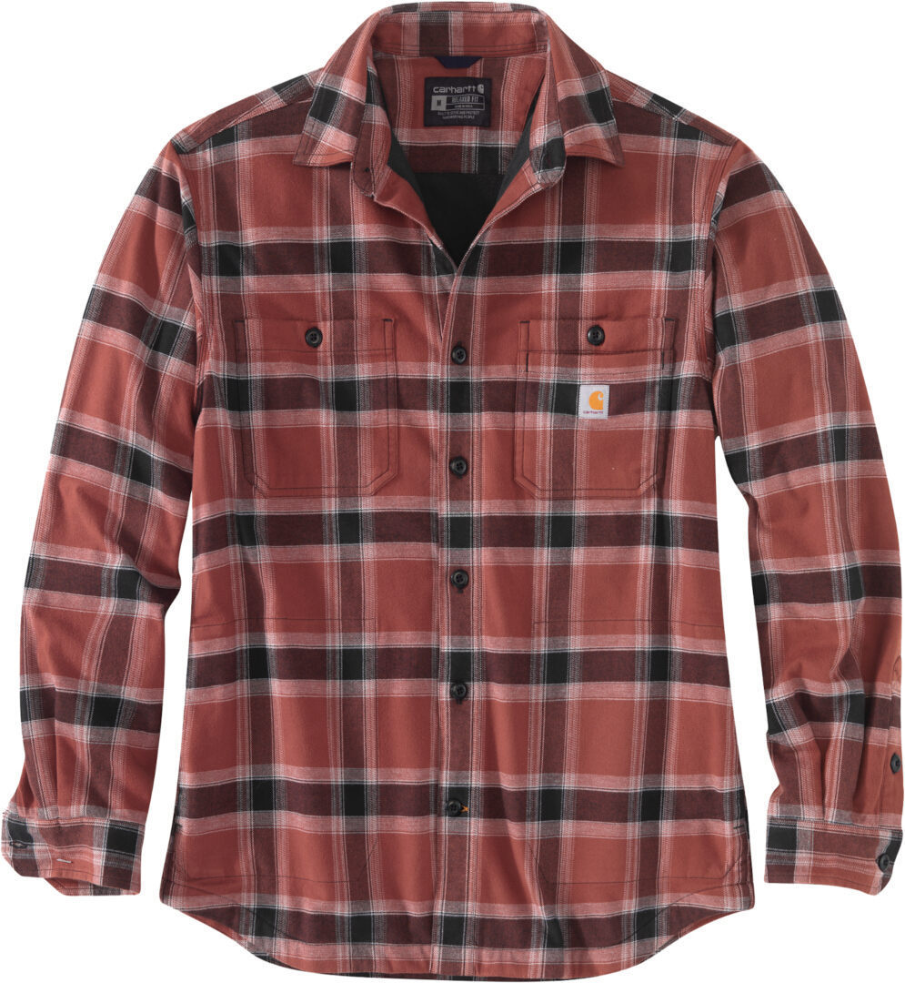 Carhartt Hamilton Fleece Lined camisa - Rojo (2XL)