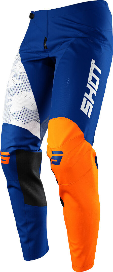 Shot Contact Camo Pantalones de Motocross - Azul Naranja (28)