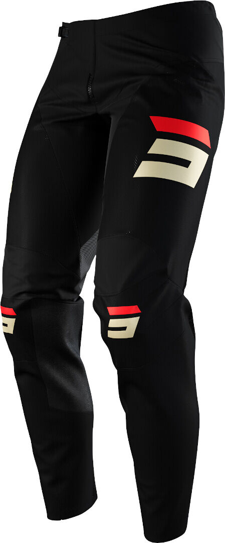 Shot Contact Loom Pantalones de Motocross - Negro Rojo (38)