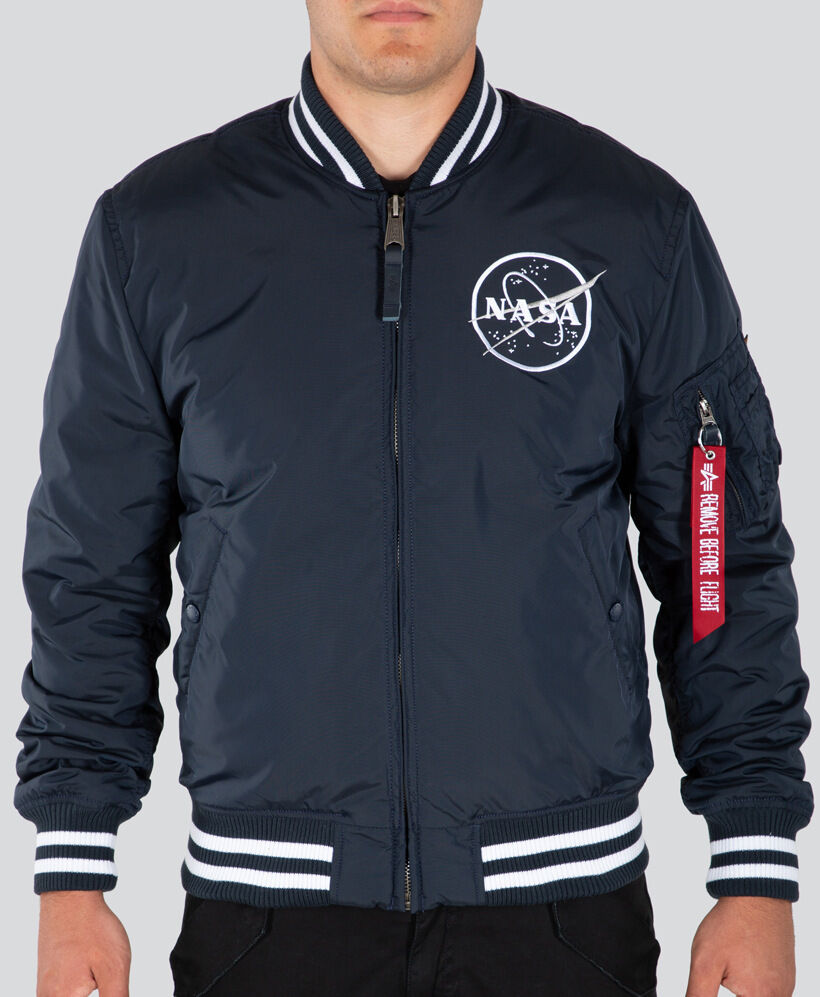 Alpha NASA College TT Chaqueta - Azul (M)