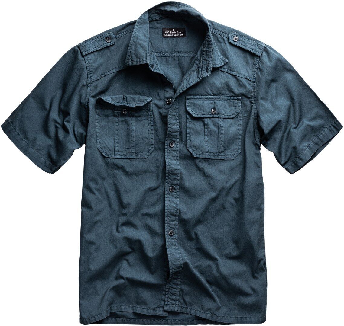Surplus M65 Basic Short Sleeve Camisa - Azul (XL)
