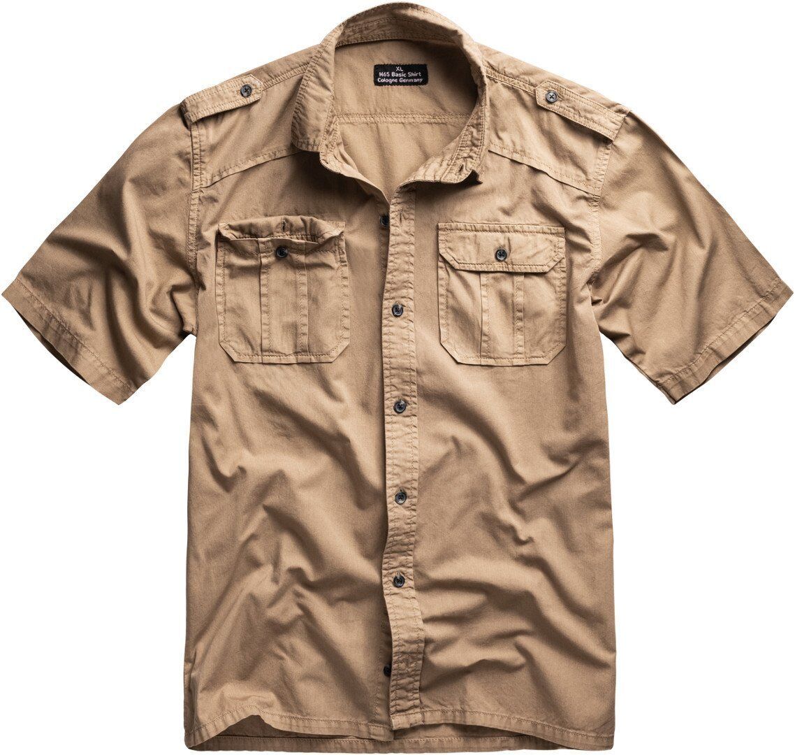 Surplus M65 Basic Short Sleeve Camisa - Beige (L)