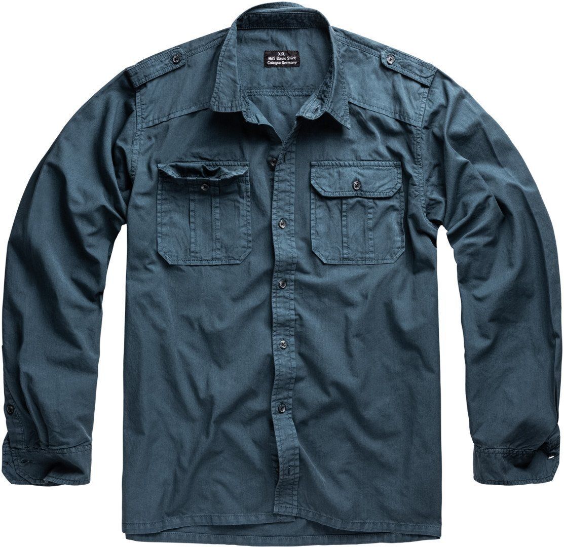 Surplus M65 Basic Long Sleeve Camisa - Azul