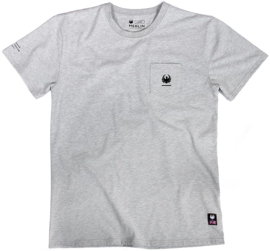 Merlin Walton Pocket Camiseta - Gris (XL)