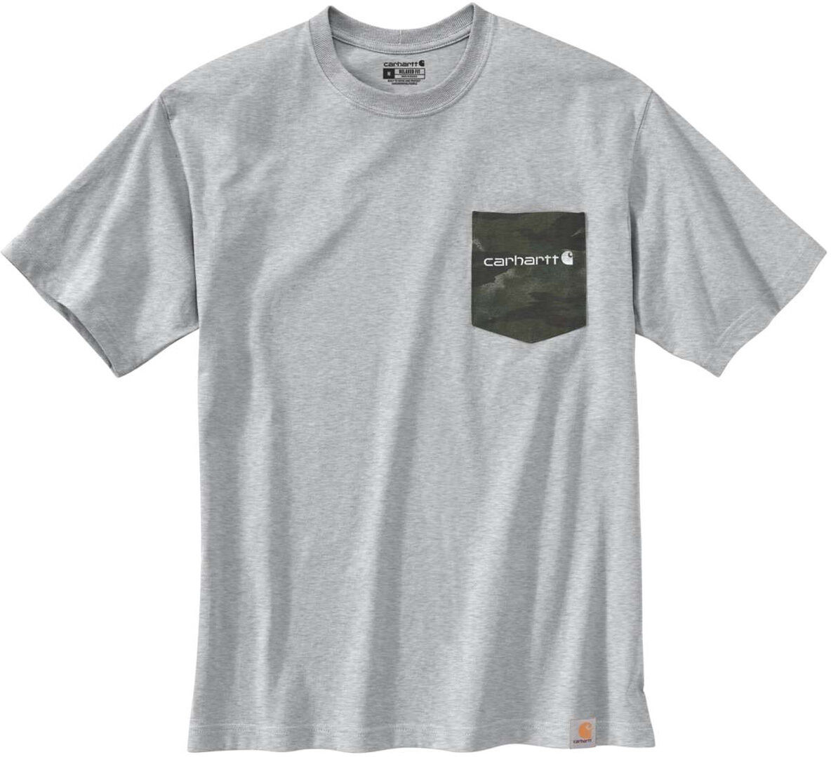 Carhartt Camo Pocket Graphic Camiseta - Gris (S)