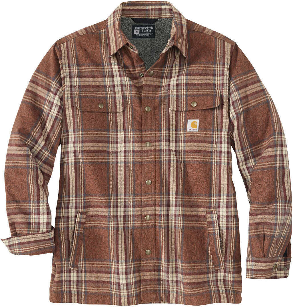 Carhartt Flannel Sherpa Lined Camisa - Marrón